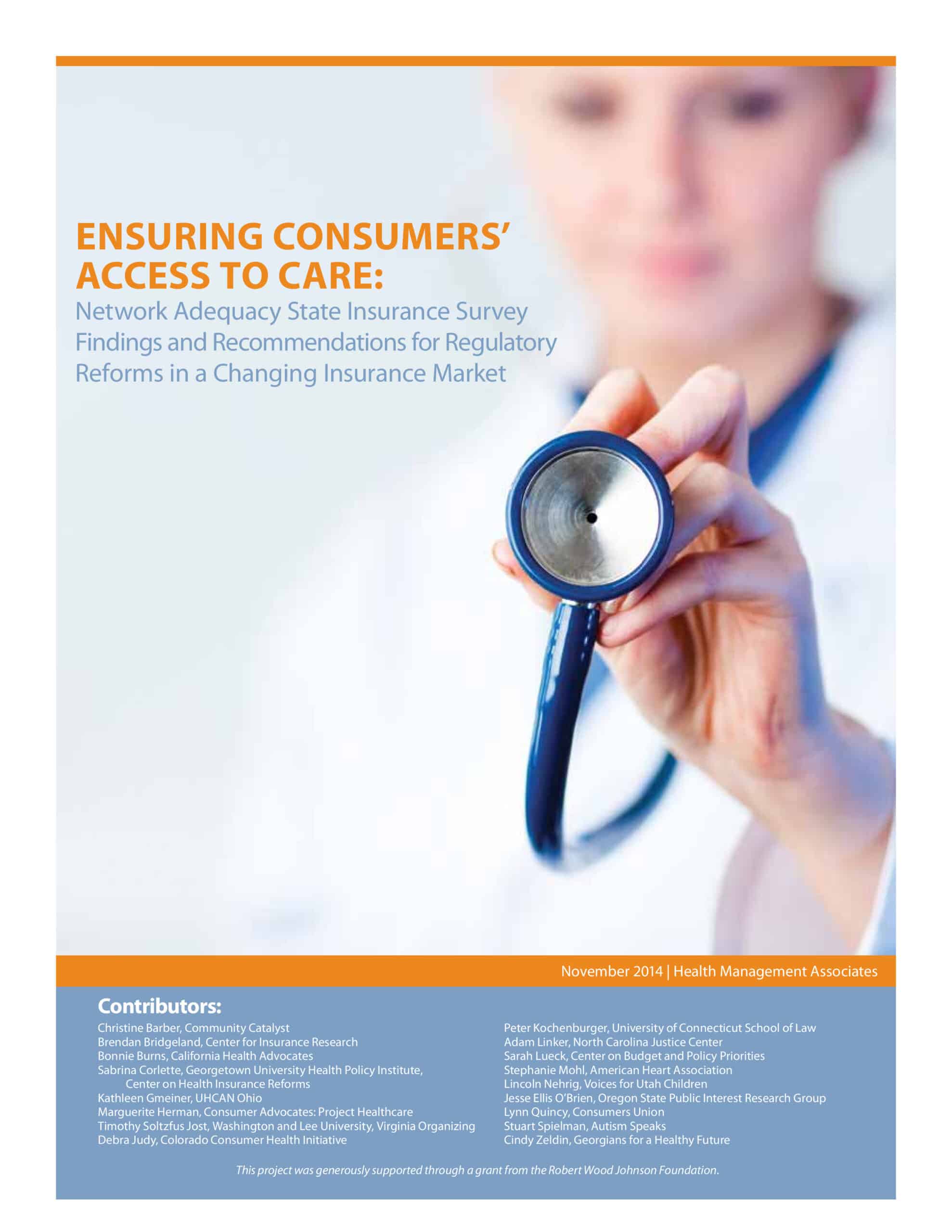 2014_Ensuring-Consumers-Access-to-Care-Network-Adequacy-State-Insurance-Survey-Findings-and-Recs_11.2014