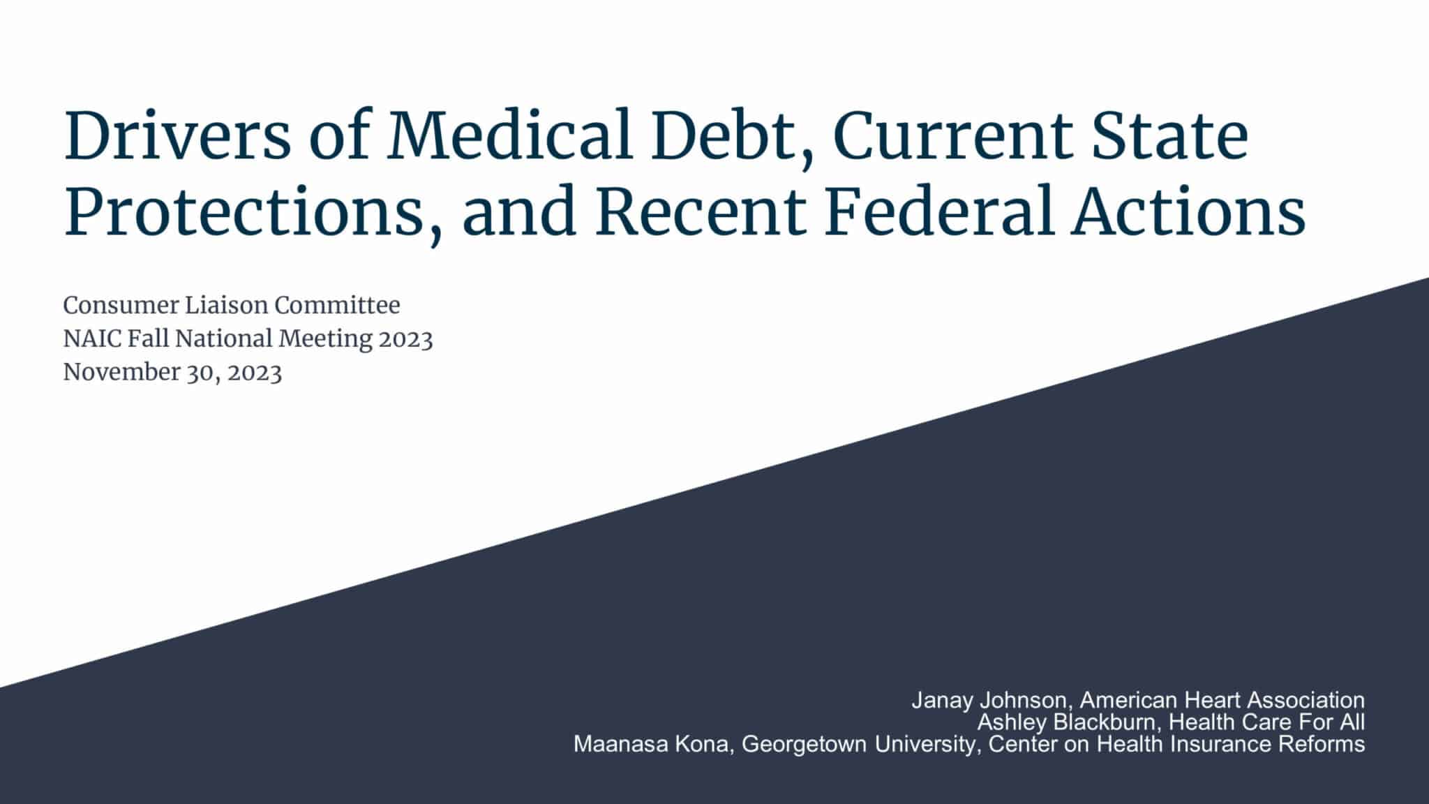 Presentation_Drivers.Medical.Debt-Protections-Fedl-Actions_11.2023